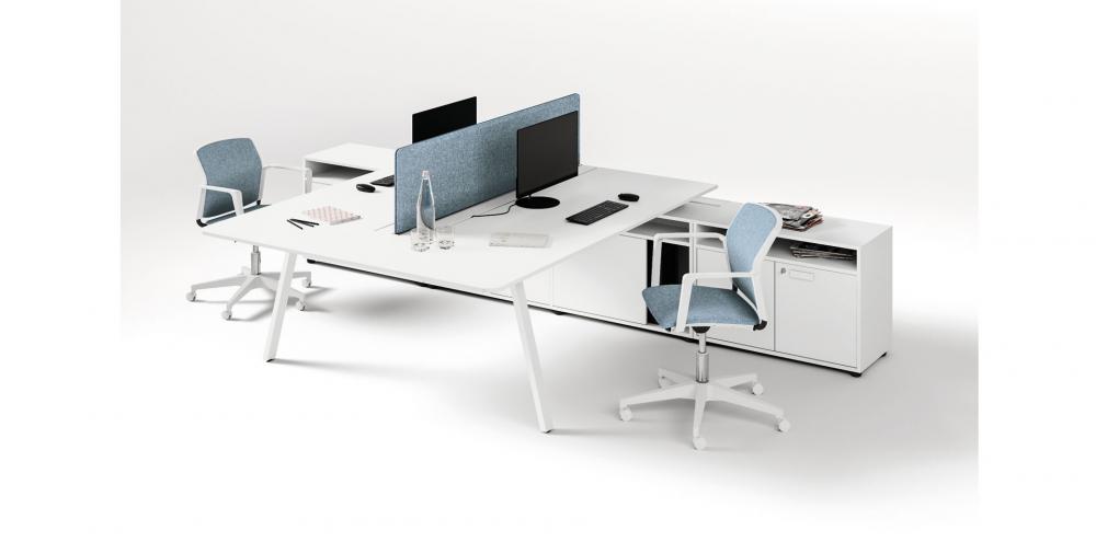 Bureau 5th element pied trapèze