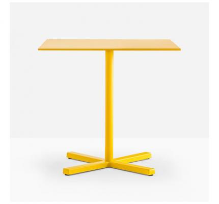 Table cafétaria 70x70 - Hauteur 740mm - Chêne