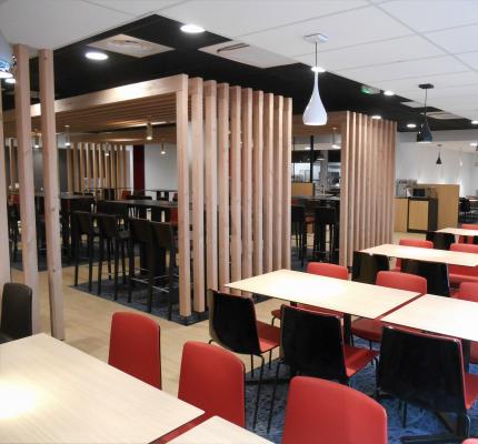 Aménagement cafétéria d'entreprise