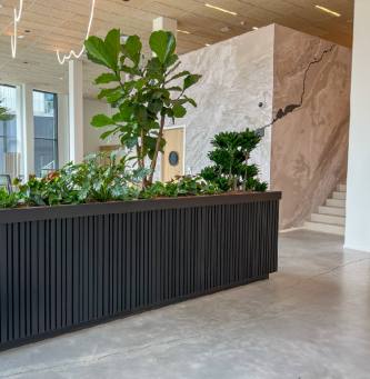 Jardinière sur mesure